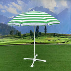 Direct Sale From Manufacturer 1.8M Outdoor UV Protected Beach Stripe Sun Umbrella Windproof and Rain Resistant Sunshade
