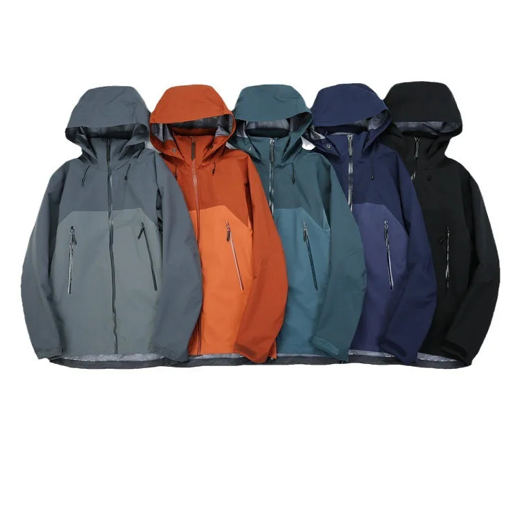 3-in-1Jacket Laminated Spring Autumn Outdoor Work Clothes Windproof Waterproof Fishing Gear for Mean  Women Rain Jacket