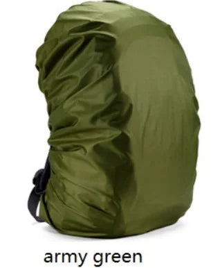 5000mm Waterproof Level Upgraded Anti-Slip Cross Buckle Straps Backpack Rain Cover Hiking Camping Plastic Polyester Logo