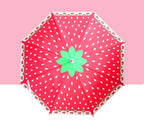 New Printing Kids Transparent Umbrella Cute Creative Cartoon Anime Advertising Umbrella Customized logo