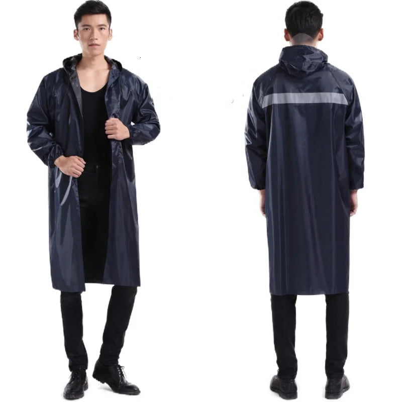 Adult Cycling Raincoat Wholesale Long Full-Body Storm Proof Outdoor Labor Insurance Rain Wear for Motorcycle