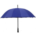 Super Strong 27''x16k Golf Umbrella Waterproof Windproof Business Style Rainbow Print Plastic Fabric for Rain Gifts