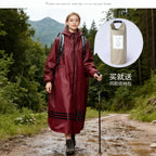 Adult Universal Durable Breathable Windproof Lightweight Waterproof Eco-Friendly Polyester Raincoat 10000 mm All Seams Taped