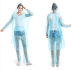 High Disposable PE Raincoat Suit Transparent Plastic Poncho Windproof Waterproof Features XXL XL XXXL 4XL Tours Girls EVA One