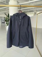 Men's Softshell Jacket With Hood Fleece Lined Windbreaker Lightweight Waterproof Jackets for Hiking