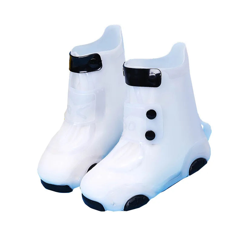 Kids Rain Boots for Outdoor Activities Back School Reusable Waterproof Shoe Covers Wear-Resistant Antislip Winter Summer Seasons