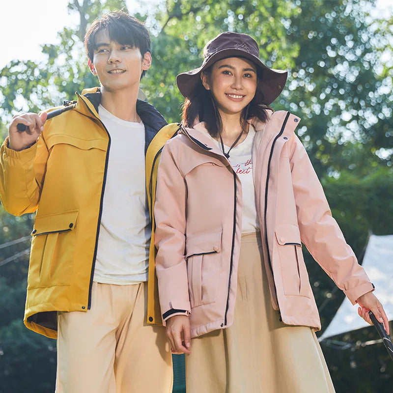 Women's and Men's Winter Fleece Jackets Hooded Warm Coats Sport Outdoor Fleece Jacket Coats Main image