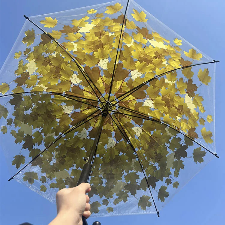 Rainproof and Rain Dual Purpose Large Automatic Umbrella Umbrella Suppliers Transparent Steel Popular Stretch Modern Travel