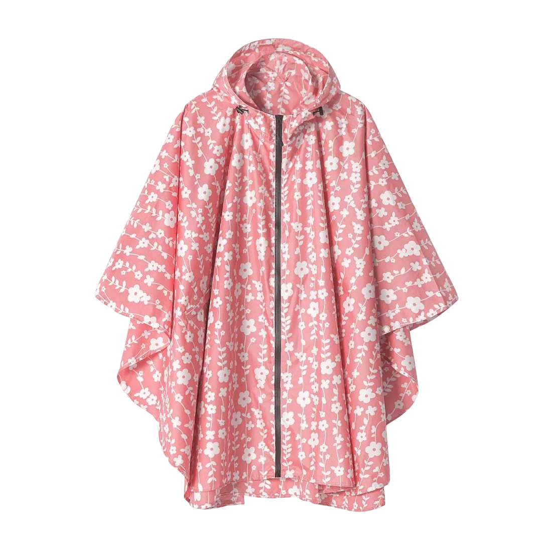 Women's Disposable Waterproof Rain Poncho Jacket Hood Blue Yellow Flower Style Polyester PU Includes Pockets Motorcycling