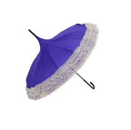 New Design Chinese Lace Golf Umbrella Long Full Body Auto Function With 8K Ribs for Business Travel Gifts Advertising