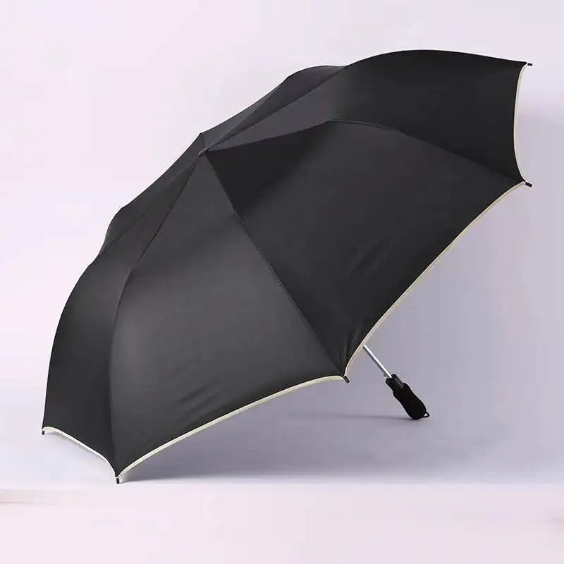 Factory Custom 2 Fold Golf Umbrella EVA Foam Handle Auto Open  Umbrella