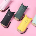 Portable Folded Ultra Light Weight 5 Folding Umbrella Sunblock UV Mini Pocket Umbrella