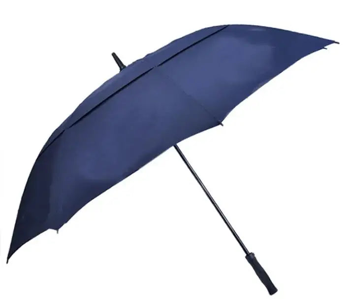 Modern Extra Large Oversize Double Canopy Golf Umbrella Automatic Open With Stick Windproof and Waterproof Design for Travel