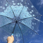 Rainproof and Rain Dual Purpose Large Automatic Umbrella Umbrella Suppliers Transparent Steel Popular Stretch Modern Travel