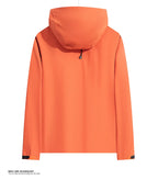 Men's Insulated Windbreaker  Rain Shell Jacket Waterproof Lightweight Softshell Hooded With PVC for Hiking