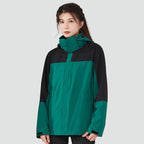 Mens Waterproof Rain Jacket Outdoor Hooded Windproof Coat for Hiking Fishing