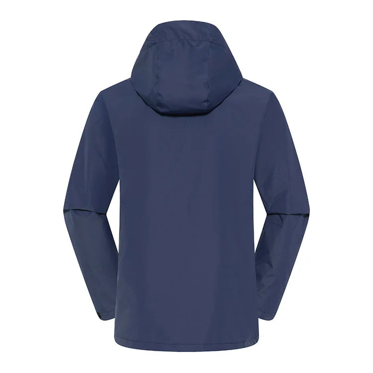 Lightweight Polyester Running Windbreak Rain Jacket for Adults for Outdoor Activities Like Hiking and Travel Secondary image