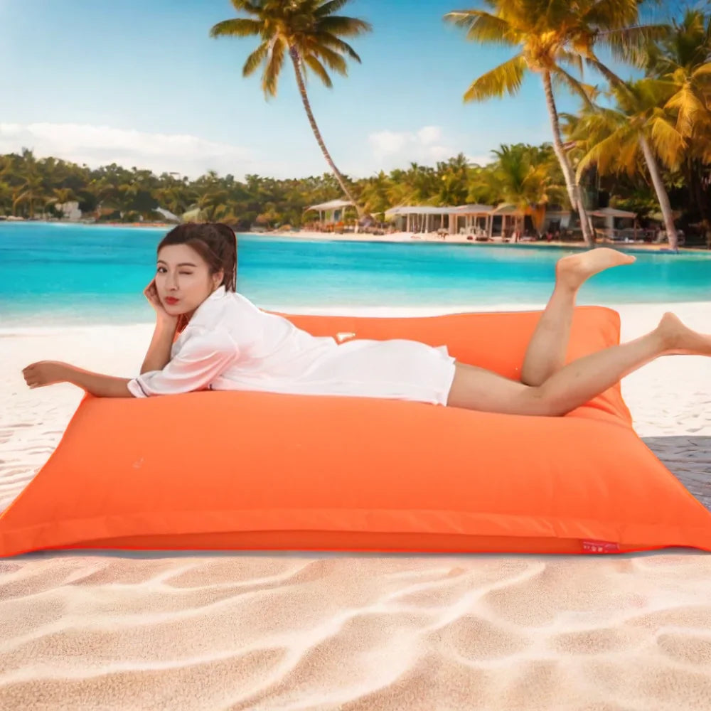 Custom Large Modern Waterproof Bean Bag Lounger Lightweight Outdoor Furniture for Garden Patio Hotel Park & Bedroom Use Main image