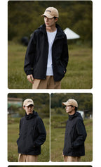 Jacket for Men and Women Outdoor Three in One Jacket for Couples Climbing Mountains, New Windproof Mountaineering Clothes