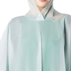 Outdoor Waterproof Adult Portable Three-in-One Raincoat Poncho One PE Plastic Jacket Print One Rainy Days Work Travel Logo