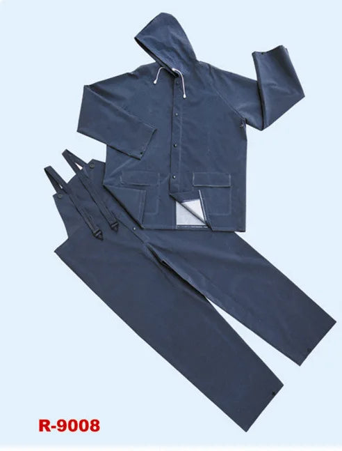 Factory Customizable Men's Rain Gear Waterproof Windproof PVC Work Suit Safety Jacket Bib Pants Outdoor Activities Hiking Travel Secondary image