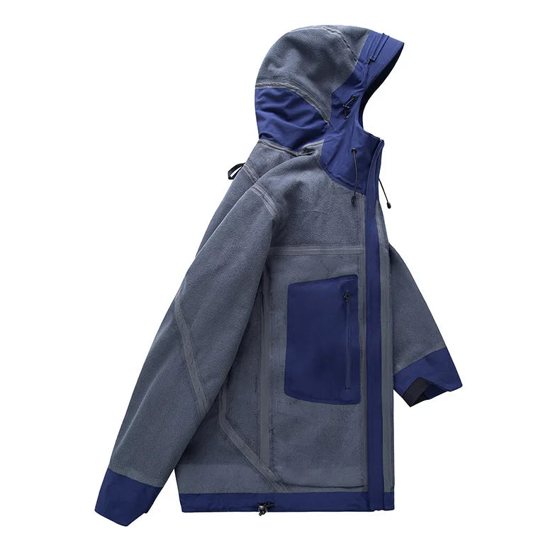 Polyester Waterproof Rain Jacket Windproof High Quality Rain Suit for Men Women