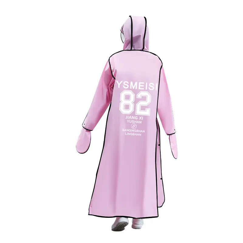 Women's Designer Waterproof Motorcycle Jacket Raincoat Windbreaker for Rain and Work for Walking and Riding Secondary image