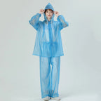 Factory Wholesale Rain Suits Raincoat With Pant Cheap Wholesale Disposable PE Rain Poncho Rain Coat Raincoat