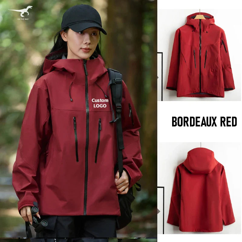 Waterproof Fashion Style Windbreaker Rain Jacket for Men & Women Rainwear for Work & Outdoor Tours Climbing Camping Hiking