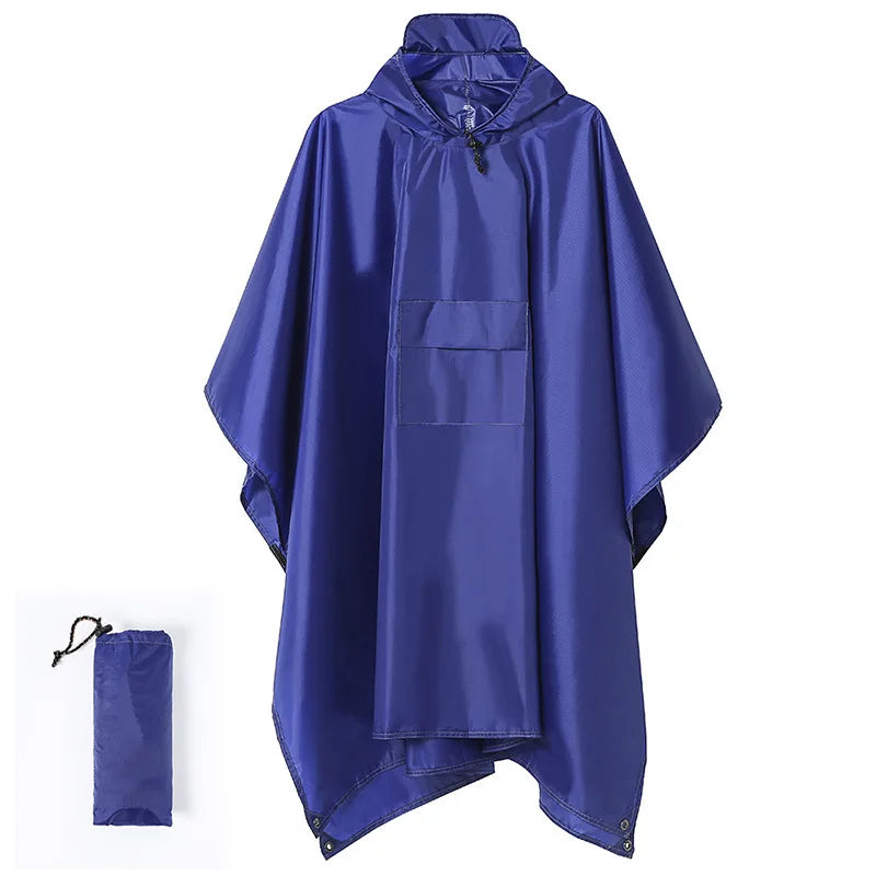 Waterproof 3 in 1 Rain Poncho Raincoat Camping Custom Logo Printing Red Poncho for Children 8 Years Ponchos Para Lluvia De Pvc