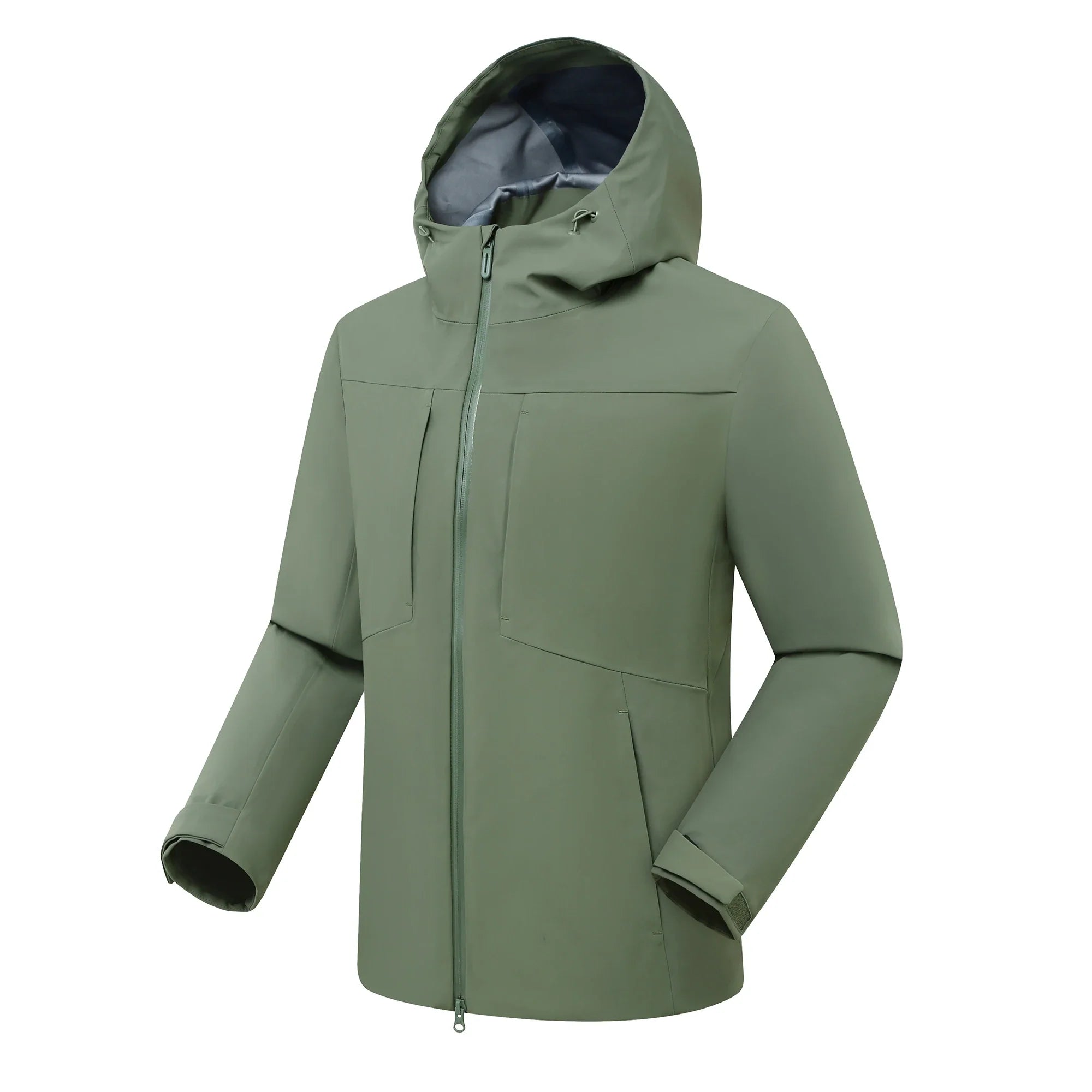 Unisex Lightweight Waterproof Poncho Style Windbreaker Jacket for Men & Women Single-Person Rainwear for Work & Outdoor Tours Secondary image