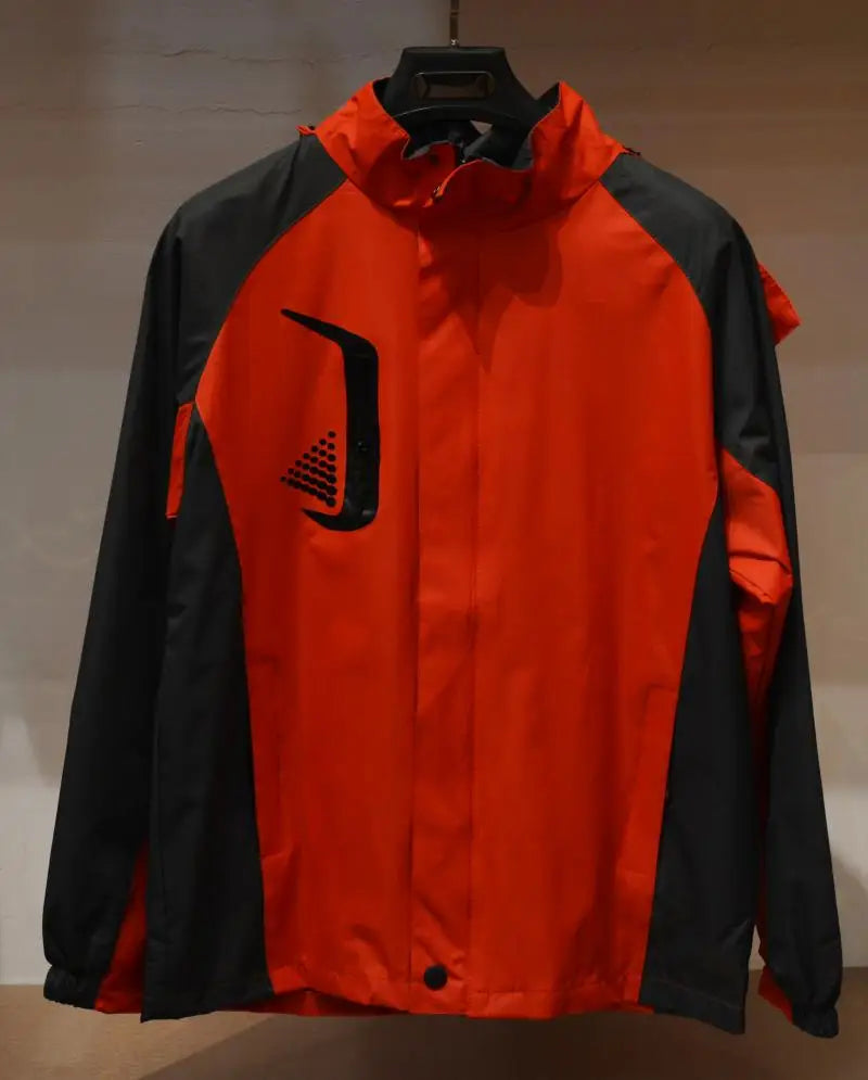 High Quality Source Factory Supply Cheap Outdoor Rain Jacket Breathable Hiking Jacket Raincoat Hooded Waterproof Raincoat Suit