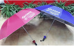 Custom Printed 3-Folding Automatic Golf Umbrella for Rain Travel Wine Bottle Advertise-Cheap Gift Promotion