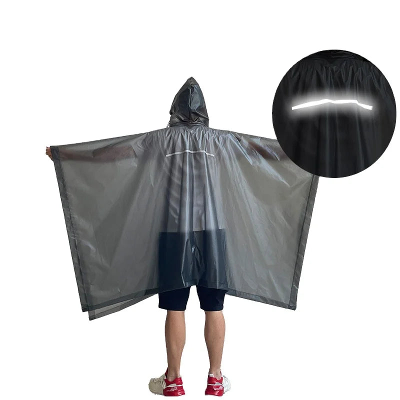 High Quality EVA Reflective Hoodie Raincoat Factory Wholesale Lightweight and Waterproof for Boys for Rain Travel & Hiking