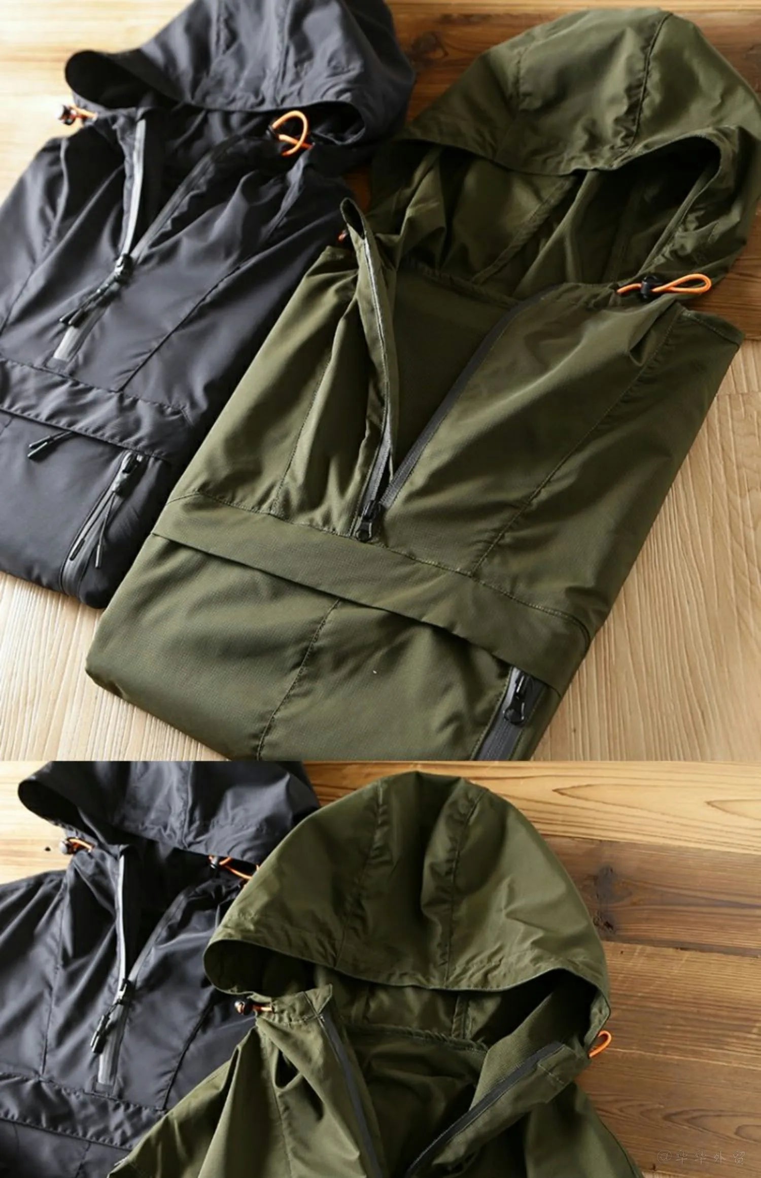 Men's Lightweight Waterproof Rain Jacket Modern Windbreaker Hood Walking Running Travel Hiking High Quality Outdoor Raincoat