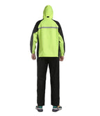 Custom Reflective Rainstorm Suit Waterproof Motorcycle Raincoat Pants and Jacket With Hooded Rain Gear