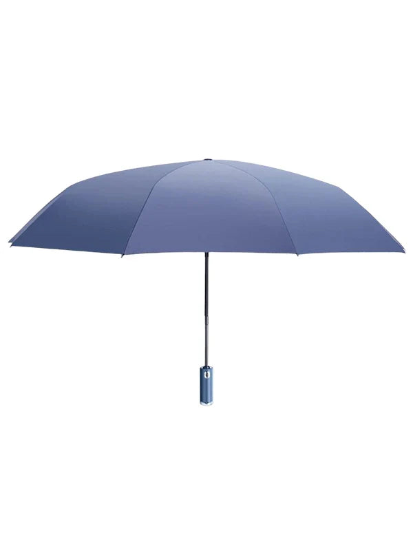 Factory Supply Eco-Friendly Fully Automatic Two-Fold Rain Sun Umbrella Waterproof Outdoor Use Customizable Fabric Fashionable