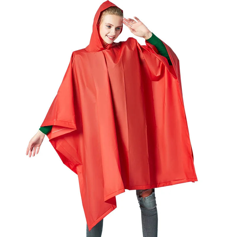 High Quality Lightweight Waterproof Adults Poncho 3 in 1 EVA Raincoat Rain Poncho for Travel Hiking