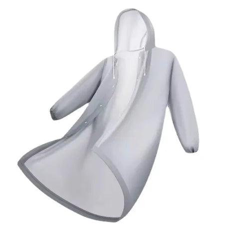 Thickened Eco-friendly Travel Adult EVA Raincoat for Drifting, Portable Adult Non Disposable Raincoat Secondary image