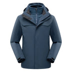 High End Outdoor Assault Suit Men Women Two-piece Set Three in One With Thick Fleece Warm Jacket Mountaineering Cloth Raincoat