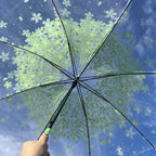 Rainproof and Rain Dual Purpose Large Automatic Umbrella Umbrella Suppliers Transparent Steel Popular Stretch Modern Travel