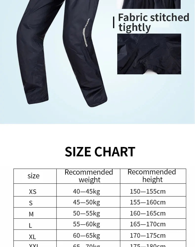 Hot Selling Wholesale Factory Supply Nylon Soft Impermeable Motorcycle Rain Wear Raincoat Suit for Riding Outdoors Riding