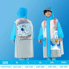 Factory  High Quality Thickened EVA Waterproof Kids Poncho Cartoon Rain Coat for School Children