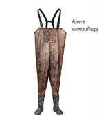 Adult PVC Fisherman Fishing Waders With Boots XXXL Size Plastic Rain Jacket for Hiking Includes Waist Jip Waders