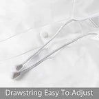 EVA 2-Pack Lightweight Rain Jacket Waterproof Adult/Kids Ponchos Logo Decoration Reusable Raincoats Hoods Sleeves Girls