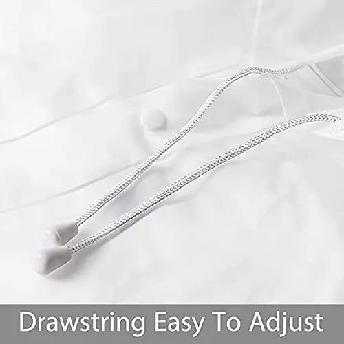 EVA 2-Pack Lightweight Rain Jacket Waterproof Adult/Kids Ponchos Logo Decoration Reusable Raincoats Hoods Sleeves Girls