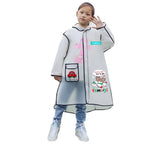 Custom Eco-Friendly Kids Raincoat Durable PVC Material Waterproof Rainwear Logo Print Windproof XXL Rain-proof Pants Walking