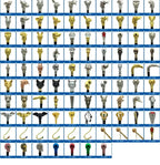 Fashionable New Invention Straight Umbrella With Black Canopy Plastic Dog Animal Head Handle Custom Logo Printing Rain Umbrella