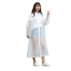 New Style TPU Healthy Soft Reusable Adult Trench Rain Wear  Impermeables Para Lluvia for Women Men Outdoors Hiking Travel