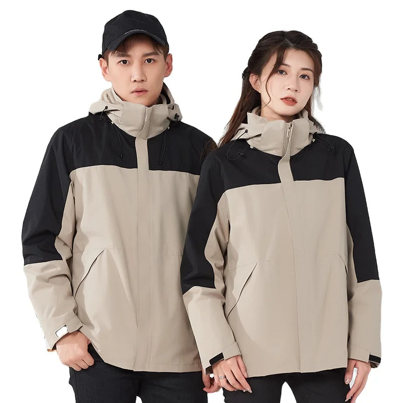 Customizable Waterproof Ski Suit Rain Jacket Printed Oxford Fabric Raincoat Boys Girls XXL XXXL Sizes Designed Outdoor Camping